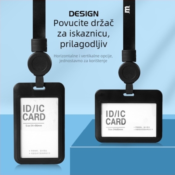 Navlaka za karticu, plastična, moderni minimalistički stil (Autumn Rain)