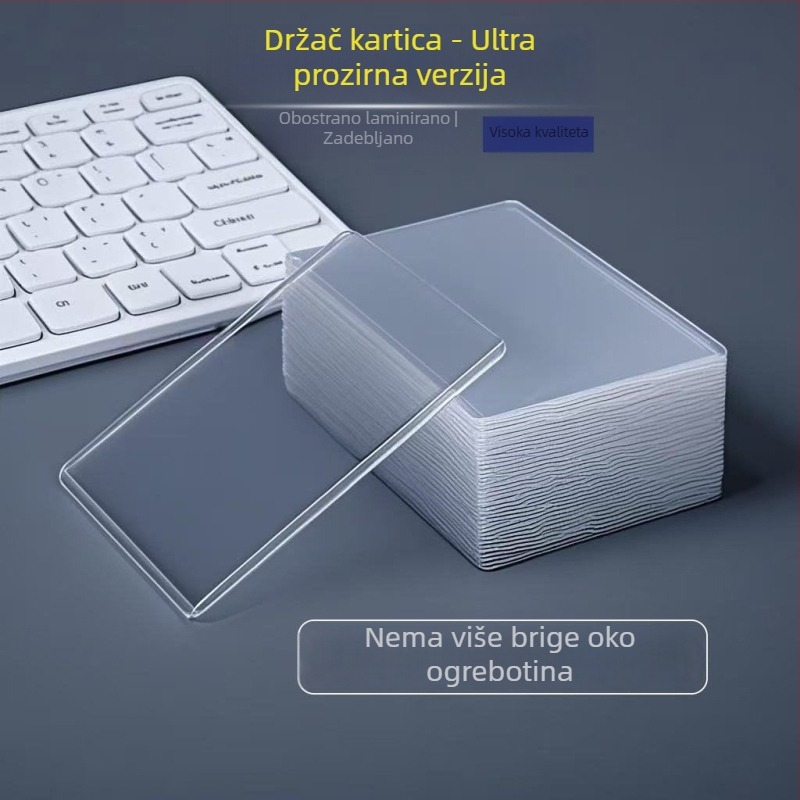 Pojedinačne debeli futrole za karte za stolne igre i zaštitu Polaroid albuma