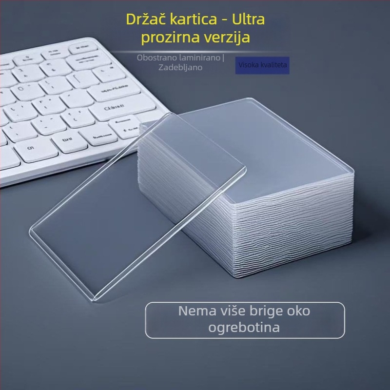 Pojedinačne debeli futrole za karte za stolne igre i zaštitu Polaroid albuma