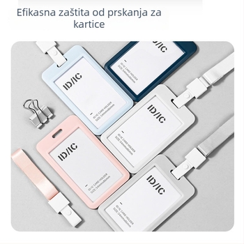 Deli PZ30 skup kartica s narukvicom, držač identifikacijske kartice, plastika, moderni minimalistički stil