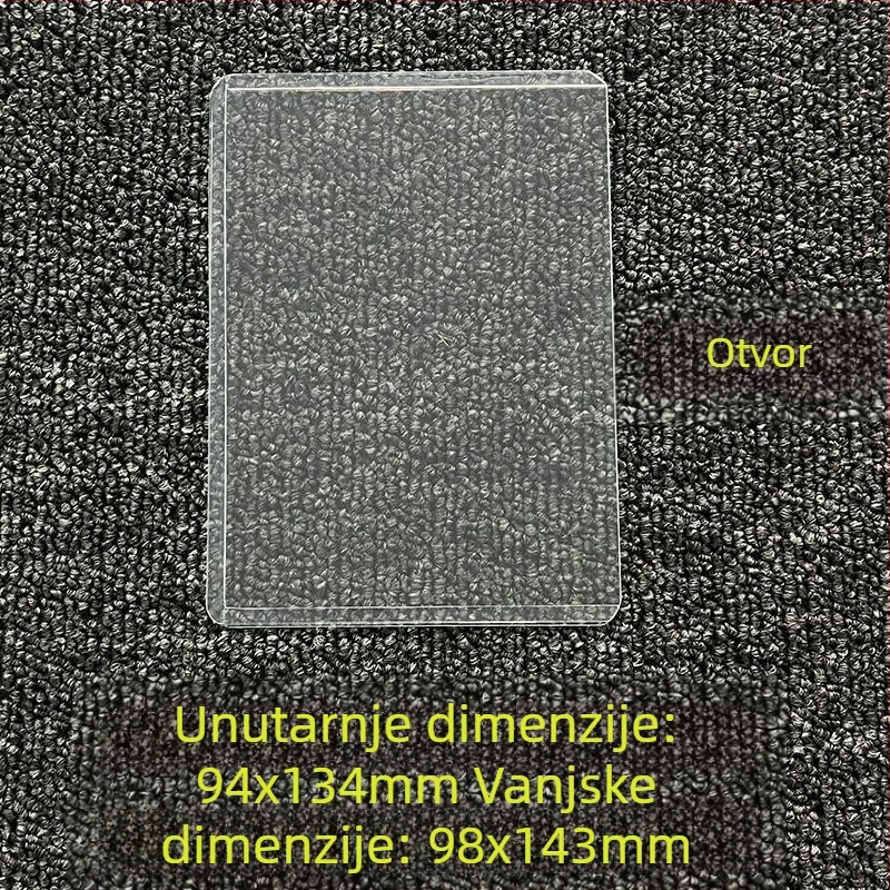 Album-stil tvrde džepove za kartice i fotografije, PVC materijal, zaštitne džepove bez ogrebotina, debela vertikalna verzija