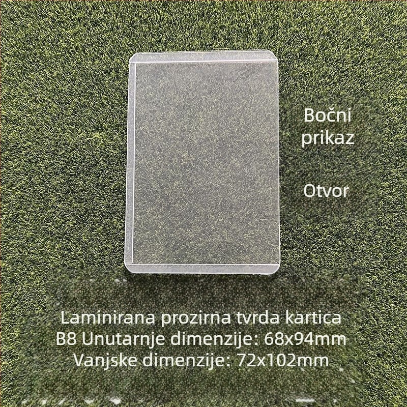 Album-stil tvrde džepove za kartice i fotografije, PVC materijal, zaštitne džepove bez ogrebotina, debela vertikalna verzija