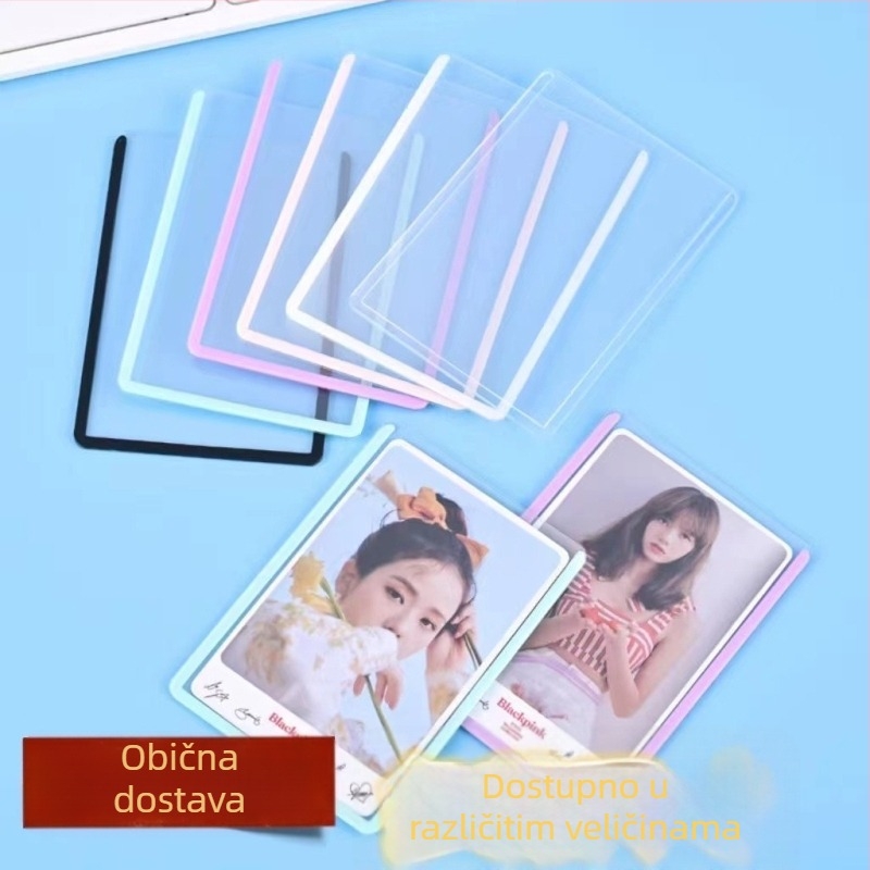 Držač kartica za Polaroid fotografije, plastični materijal, korejski stil, dvostransko laminirano kućište.