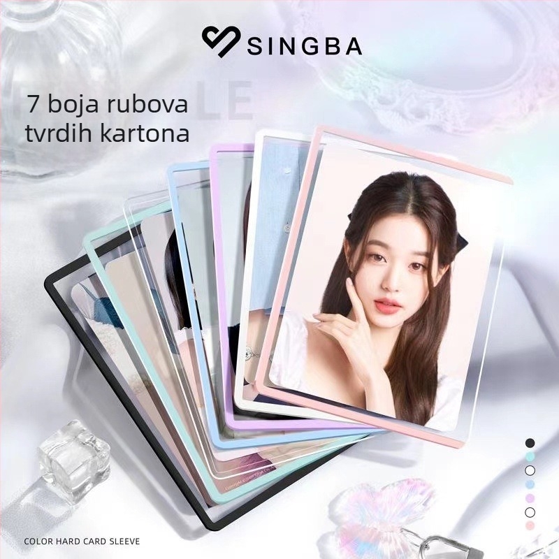 Držač kartica za Polaroid fotografije, plastični materijal, korejski stil, dvostransko laminirano kućište.