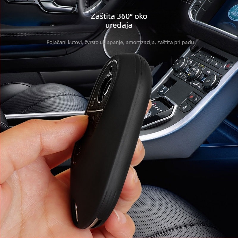TPU futrola za ključ Mercedes-Benz – kompatibilna s ključevima A-Class, C-Class, E-Class i S-Class; modeli A200L, C260L, E300L; puna zaštita; jednostavan stil.