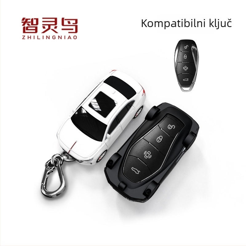Smart Bird Hongqi H5 futrola za ključ s LED – plastična zaštitna futrola za automobil ključ, moderan stil