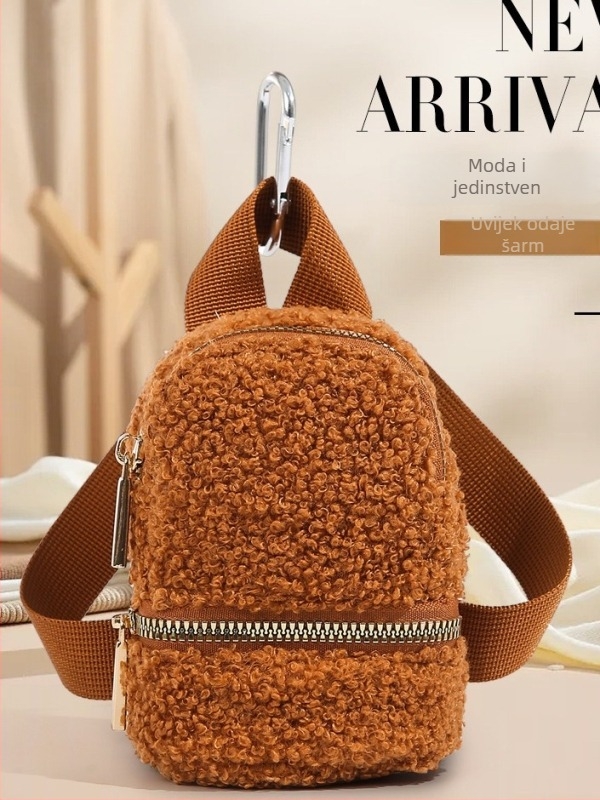 Pliš novčanik za kovanice, unisex stil, ultra lagan, podstava od poliester