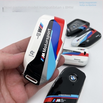 Ka Rui ya kućište za ključ BMW – PVC materijal, visokokvalitetan dizajn, kompatibilno s X7, 7 Series, iX, i7, XM, X1