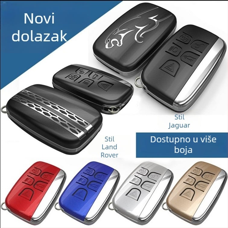 Navlaka za ključ Land Rover – kompatibilna s Discovery, Discovery 4, Freelander 2, Range Rover, Jaguar XF/XJ; Model 026
