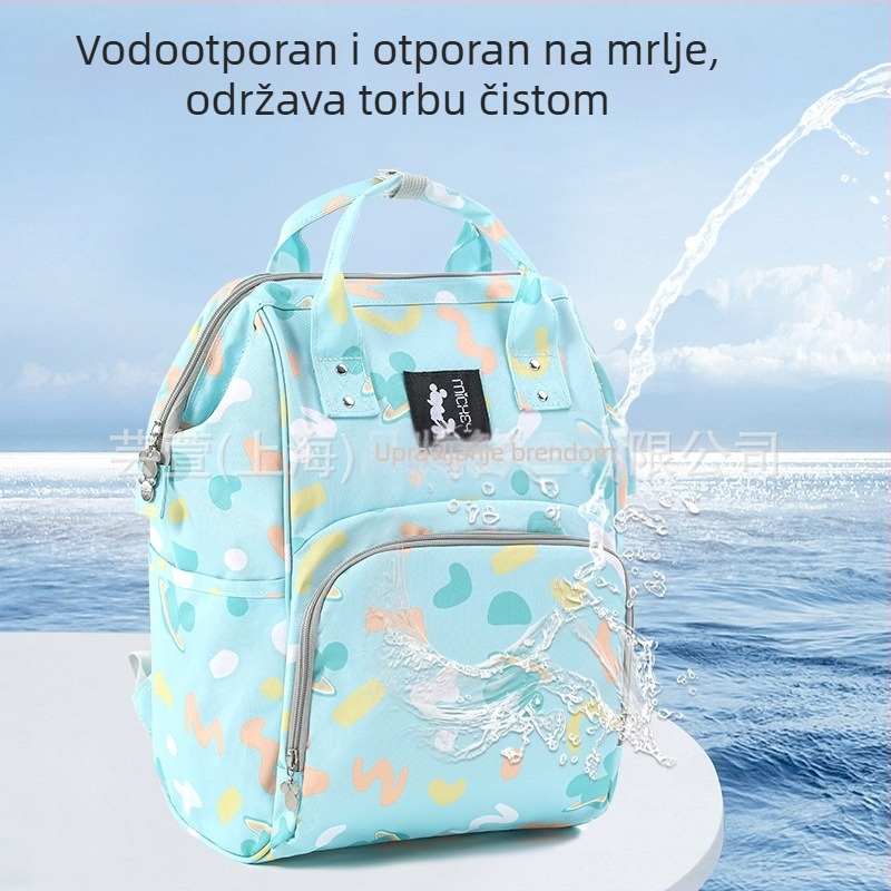 Torba za mame i bebe - velika kapaciteta, moderni ruksak, Oxford materijal