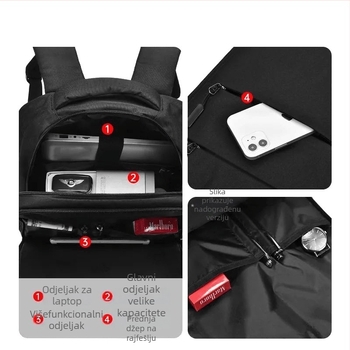 Ruksak Unisex Poliester Oxford Podstava (Unisex; Poliester; Oxford Podstava)
