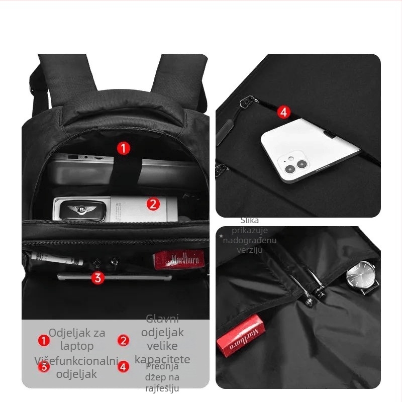 Ruksak Unisex Poliester Oxford Podstava (Unisex; Poliester; Oxford Podstava)