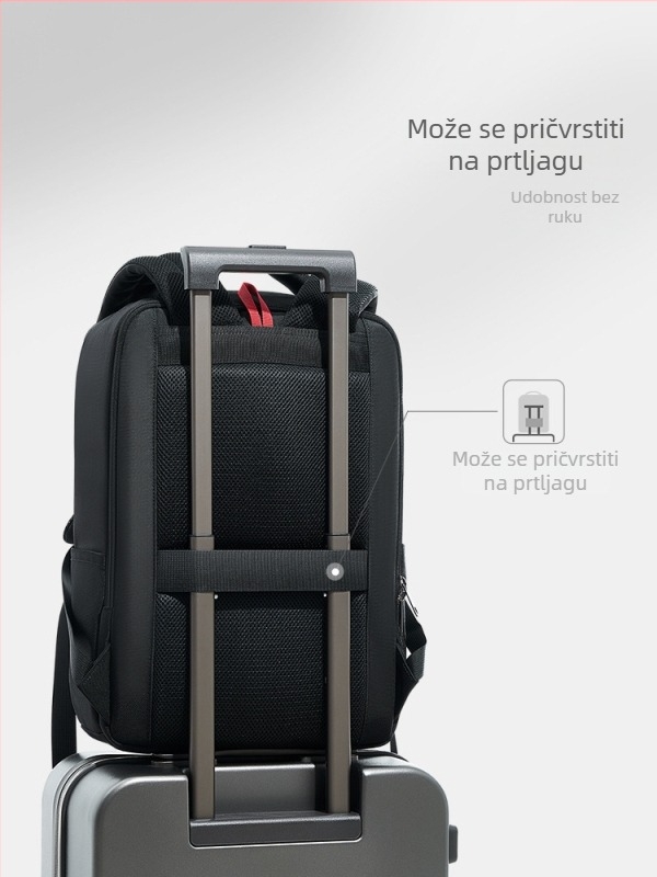 Ruksak za laptop za poslovna putovanja (36–55L kapacitet, najlon, dizajn smanjenja opterećenja, poslovni stil putnika)