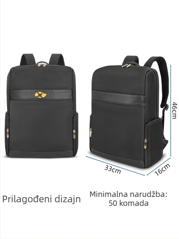 Muški poslovni ruksak velike kapacitete 36–55L, pretinac za 15-inčni laptop, Oxford platno, poliesterska podstava, zakrivljene naramenice, prozračan i brzo se suši
