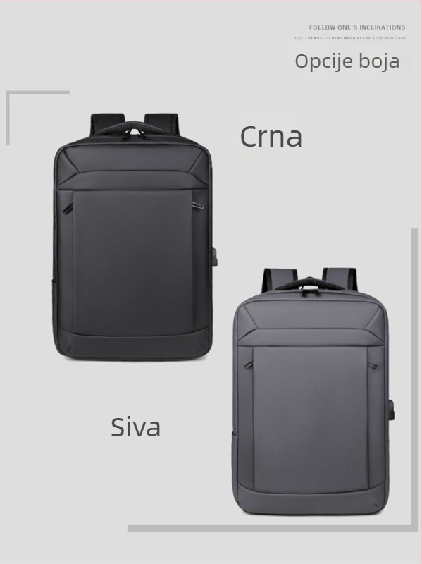 Unisex poslovni ruksak za laptop, lagan, velik kapacitet 20–35L, za 15-inčni laptop, vodootporan