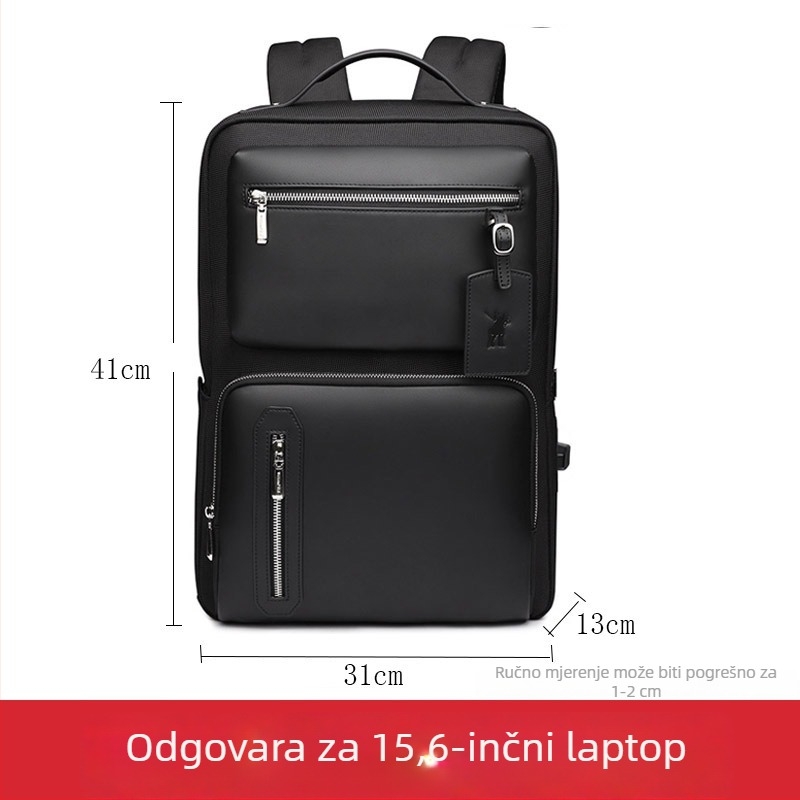 Muški ruksak od PU kože za poslovna putovanja – 20–35L, ruksak za prijenosno računalo