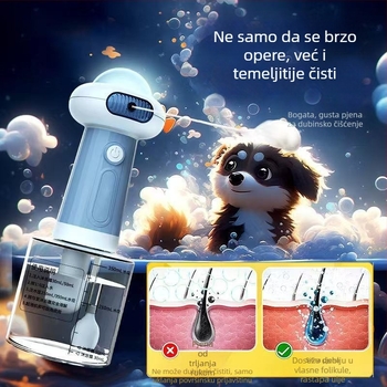 Stroj za pjenu za kupanje kućnih ljubimaca – ABS materijal, uređaj za pjenu šampona za pse, 48 komada u kutiji