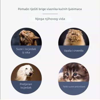 Guazhou mu maramice za čišćenje očiju mačaka i pasa, uklanjanje suznih tragova, paket 120 kom