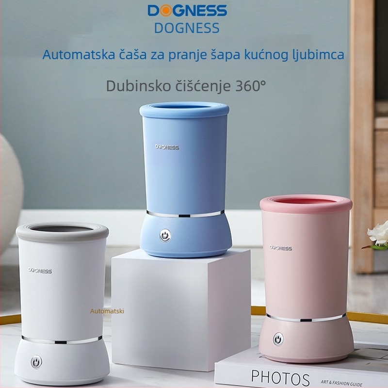 DOGNESS Uređaj za pranje šapa psa – Automatska čašica za pranje šapa, Plastika, Za pse