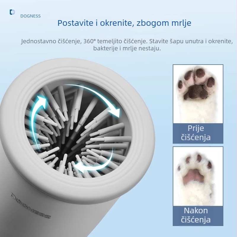 DOGNESS Uređaj za pranje šapa psa – Automatska čašica za pranje šapa, Plastika, Za pse