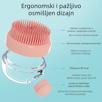 Četka za kupanje psa za njegu dlake – Čišćenje i masaža, Materijal: Drugo