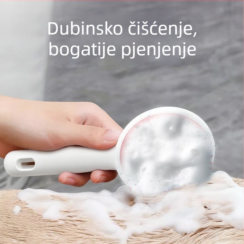 Mačja četka za kupanje i masažu – dvostruki alat s dodanom tekućinom za čišćenje i uklanjanje labave dlake