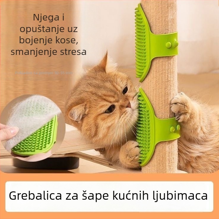 Rukavica-četka za kupanje i masažu mačaka, silikon, set od 1000 komada, bez uvoza