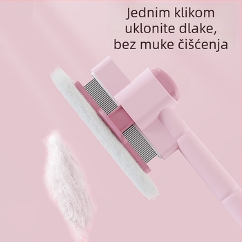 Holy Age češalj za mačju dlaku – uklanjanje čvorova i samoočistavajući alat, njega mačaka i pasa, kutija od 200 komada