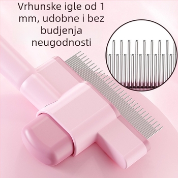 Holy Age češalj za mačju dlaku – uklanjanje čvorova i samoočistavajući alat, njega mačaka i pasa, kutija od 200 komada