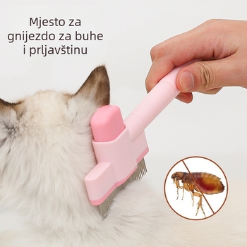 Holy Age češalj za mačju dlaku – uklanjanje čvorova i samoočistavajući alat, njega mačaka i pasa, kutija od 200 komada