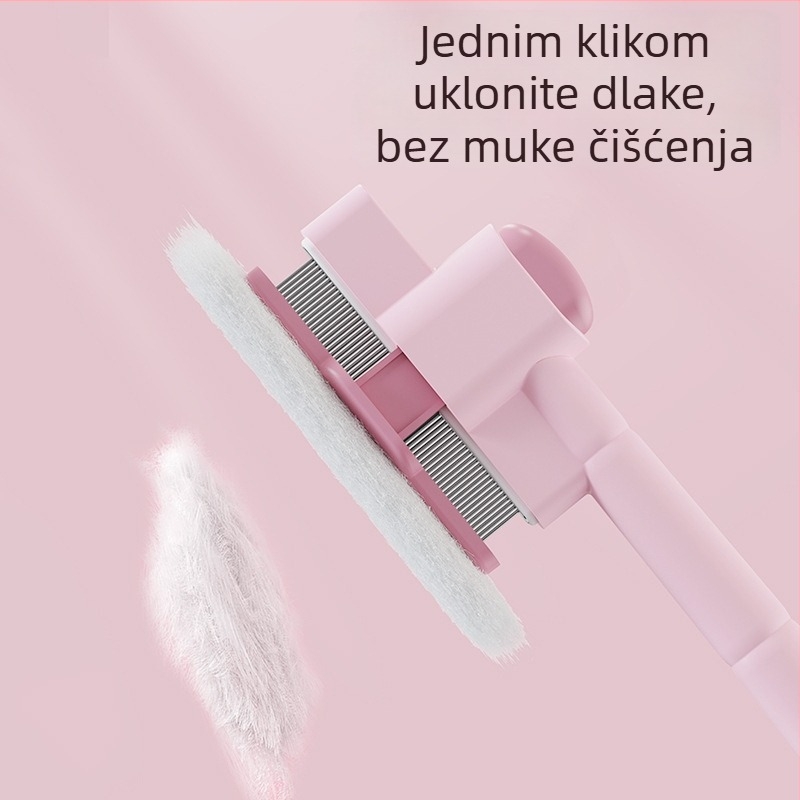 Holy Age češalj za mačju dlaku – uklanjanje čvorova i samoočistavajući alat, njega mačaka i pasa, kutija od 200 komada