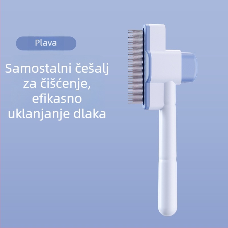 Holy Age češalj za mačju dlaku – uklanjanje čvorova i samoočistavajući alat, njega mačaka i pasa, kutija od 200 komada