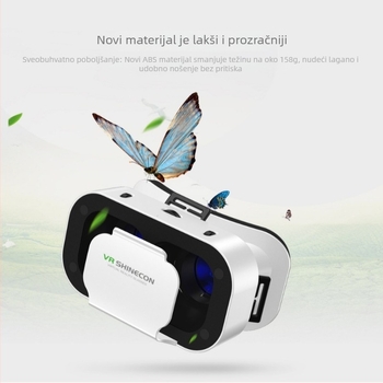 G05 VR naočale s Androidom, NTSC video ulaz, kućište od smole, težina 300 g