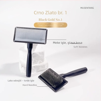 Lebi drveni pin češalj za pse – tvrde igle, 20 kom