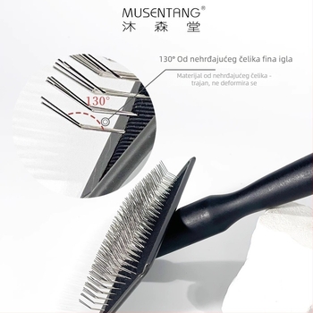 Lebi drveni pin češalj za pse – tvrde igle, 20 kom