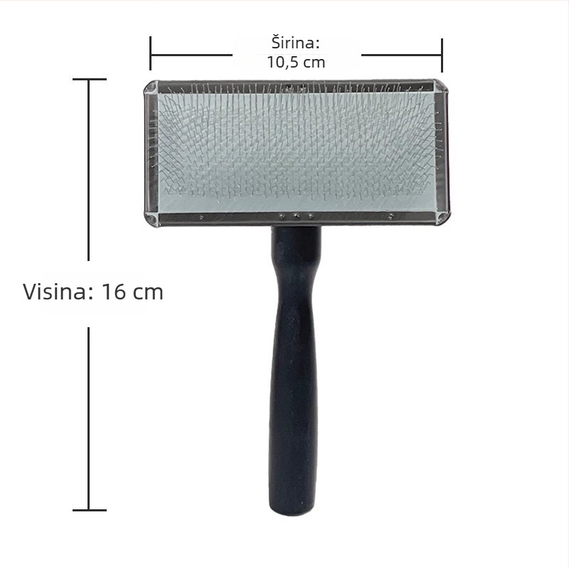 Lebi drveni pin češalj za pse – tvrde igle, 20 kom