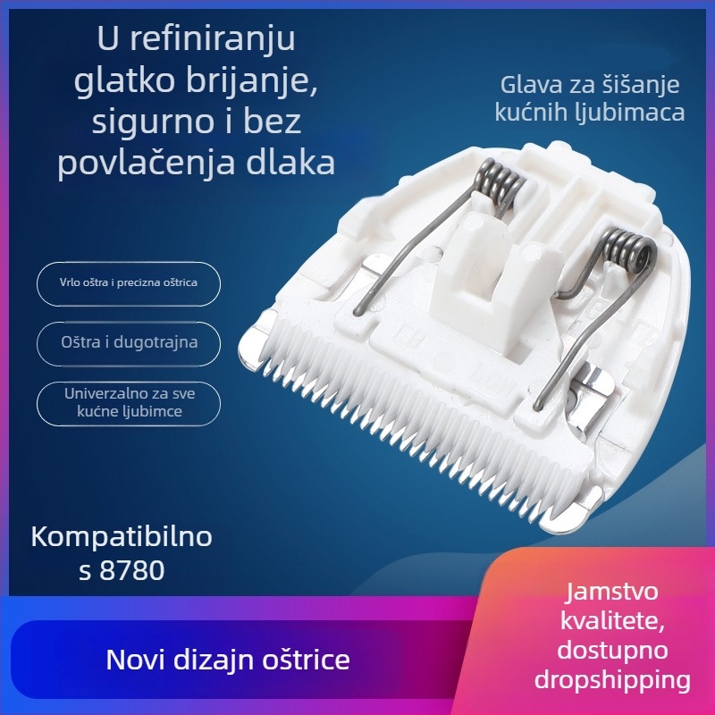 Električni kliper za pse s oštricama od nehrđajućeg čelika i keramike – marka Tianyi is awesome; 50 kom. u kutiji.