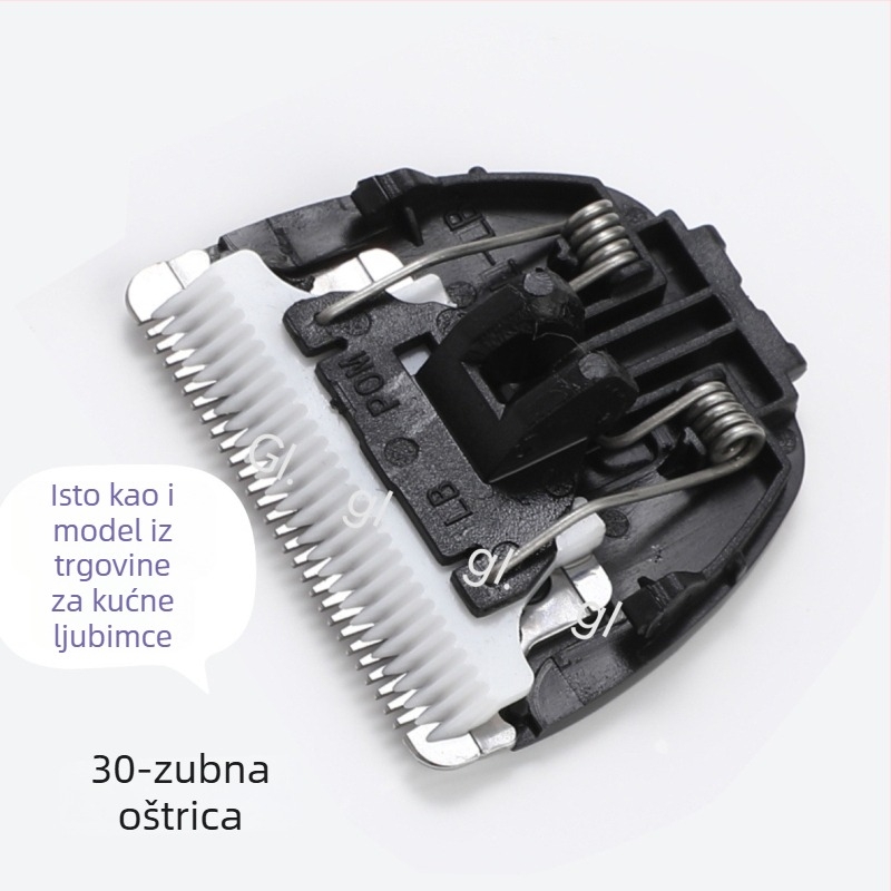 Električni kliper za pse s oštricama od nehrđajućeg čelika i keramike – marka Tianyi is awesome; 50 kom. u kutiji.