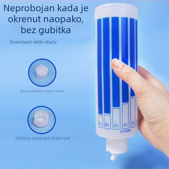 Plastična bočica za razrjeđivanje šampona za pse, pakiranje 100 kom, 55 g po kom