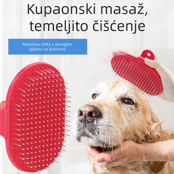 Pet Baihui četka za kupanje i masažu pasa
