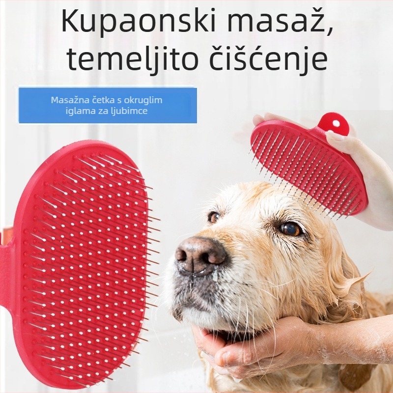 Pet Baihui četka za kupanje i masažu pasa