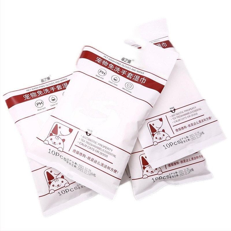 Rukavice za čišćenje kućnih ljubimaca bez pranja – za pse i mačke | kupanje/masaža, netkani materijal, 60 komada, marka City of the Sea