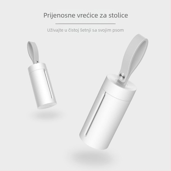 Petkit set za čišćenje toaleta za kućne ljubimce s rezervnim vrećicama — plastika, 80 kom