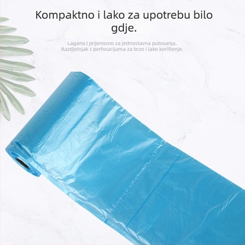 Torbe za pseću izmet - plastične, kontinuirani rol, jednokratne, za šetnje s psom, opća debljina