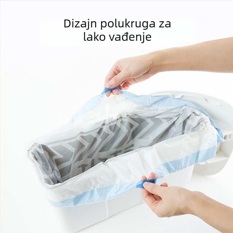 Vrećice za mačje izmetе, rolična vrsta, biorazgradivi HDPE, standardna debljina, Small petkit, kod proizvoda 669703987613