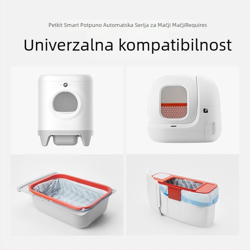 Vrećice za mačje izmetе, rolična vrsta, biorazgradivi HDPE, standardna debljina, Small petkit, kod proizvoda 669703987613