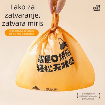 Kese za pseći izmet, dvostruko slojne, debele, od netkanog materijala, s ravnim otvorom, jednokratne