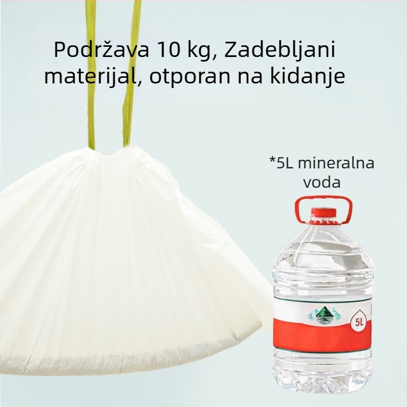 Unutarnja vreća za kutiju za mačke sa šnuralom, debela LDPE membrana, jednokratna upotreba