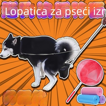 Dulja drška za skupljanje psećih izmeta, PVC materijal • Kategorija proizvoda: WC • Nije uvezeno • Marka: Drugo