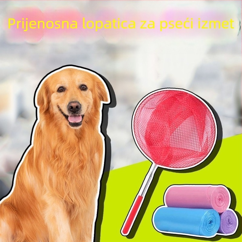 Dulja drška za skupljanje psećih izmeta, PVC materijal • Kategorija proizvoda: WC • Nije uvezeno • Marka: Drugo